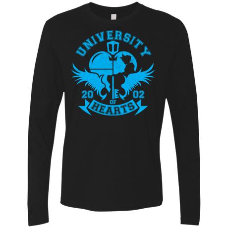 T-Shirts Black / Small University of Hearts Men's Premium Long Sleeve
