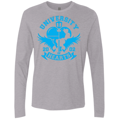T-Shirts Heather Grey / Small University of Hearts Men's Premium Long Sleeve