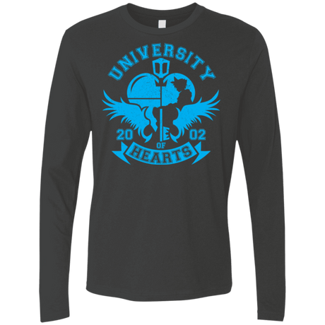 T-Shirts Heavy Metal / Small University of Hearts Men's Premium Long Sleeve