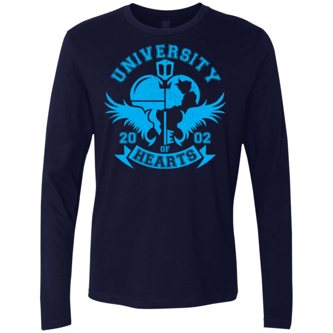 T-Shirts Midnight Navy / Small University of Hearts Men's Premium Long Sleeve