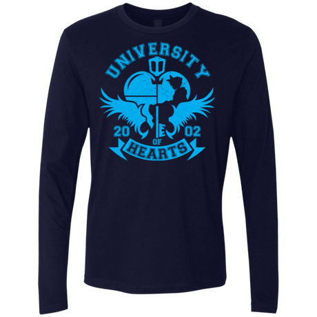 T-Shirts Midnight Navy / Small University of Hearts Men's Premium Long Sleeve