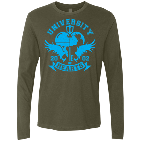 T-Shirts Military Green / Small University of Hearts Men's Premium Long Sleeve