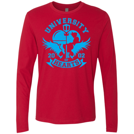 T-Shirts Red / Small University of Hearts Men's Premium Long Sleeve
