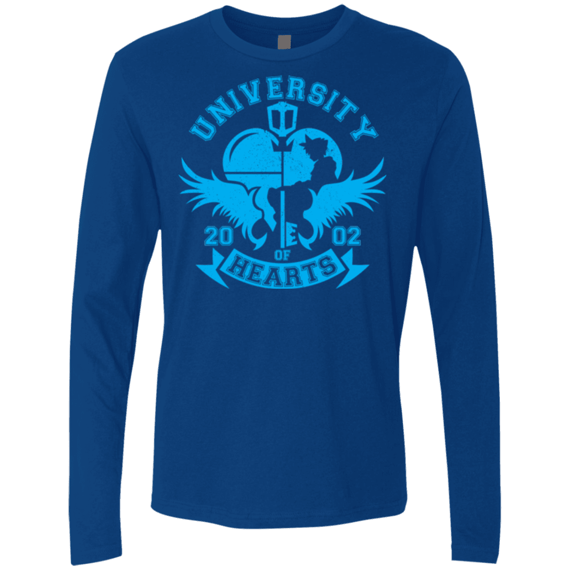 T-Shirts Royal / Small University of Hearts Men's Premium Long Sleeve