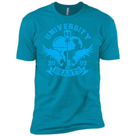 T-Shirts Turquoise / X-Small University of Hearts Men's Premium T-Shirt