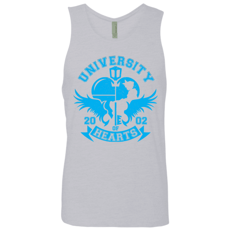 T-Shirts Heather Grey / Small University of Hearts Men's Premium Tank Top