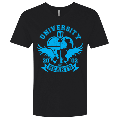 T-Shirts Black / X-Small University of Hearts Men's Premium V-Neck
