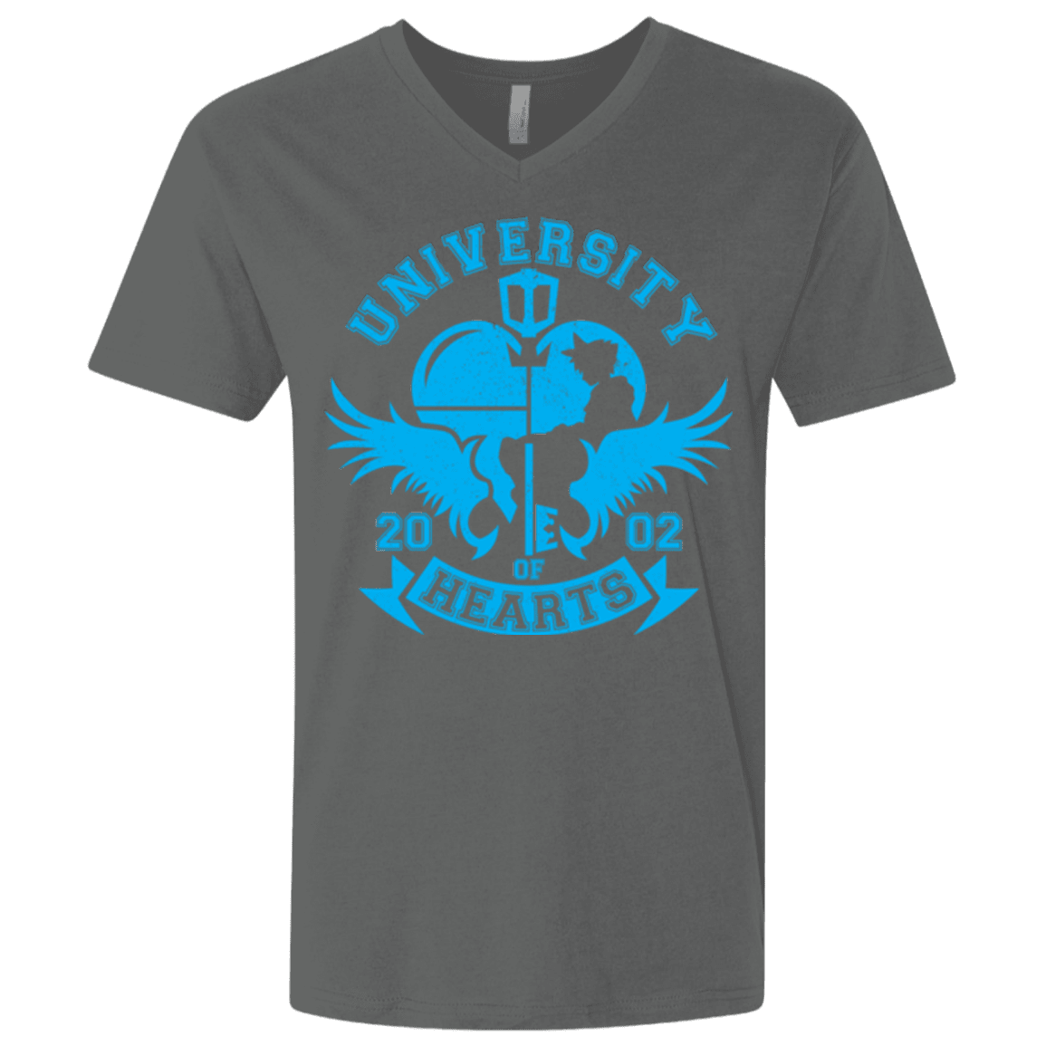 T-Shirts Heavy Metal / X-Small University of Hearts Men's Premium V-Neck