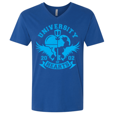 T-Shirts Royal / X-Small University of Hearts Men's Premium V-Neck