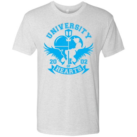 T-Shirts Heather White / Small University of Hearts Men's Triblend T-Shirt