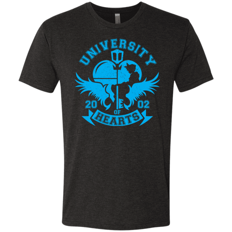 T-Shirts Vintage Black / Small University of Hearts Men's Triblend T-Shirt