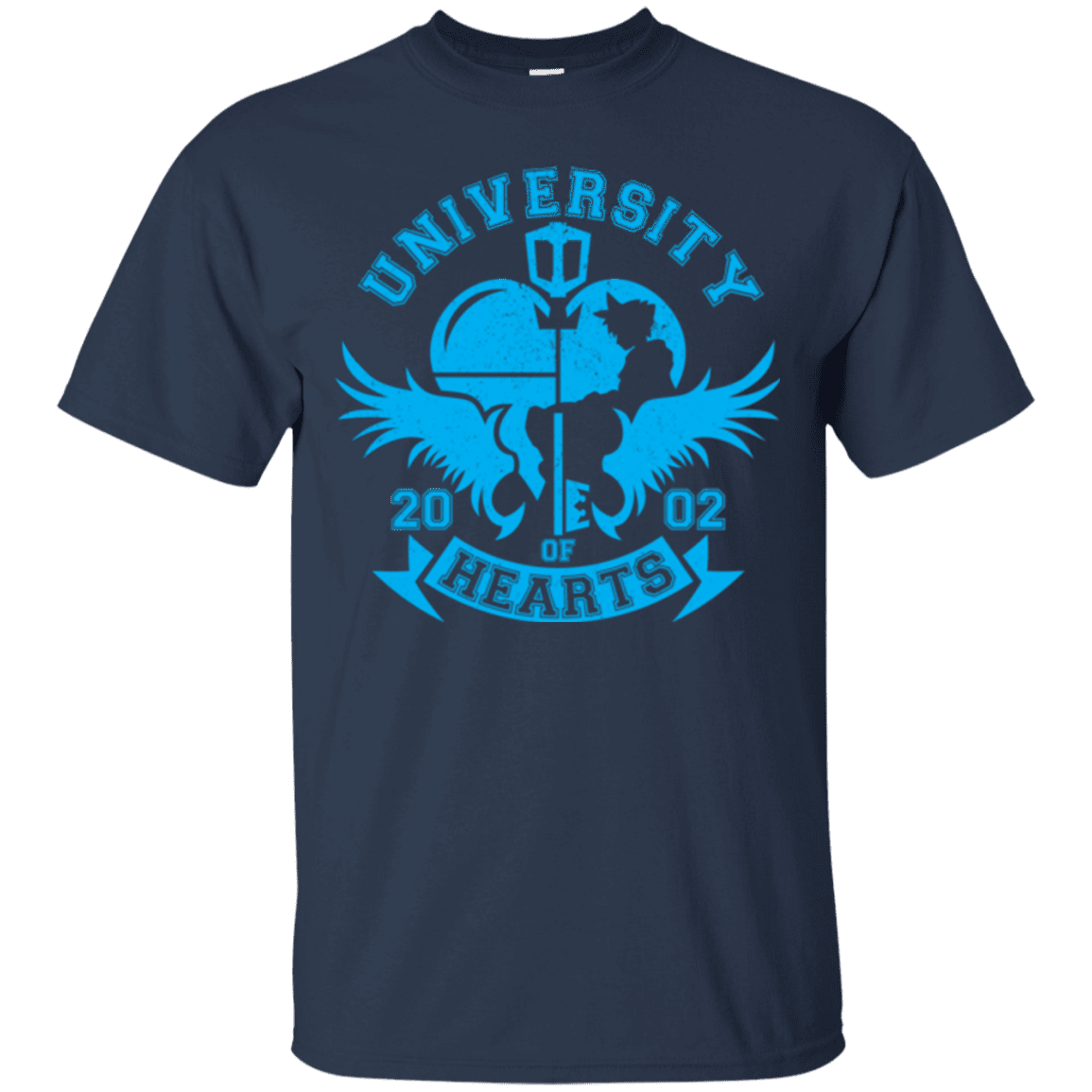 T-Shirts Navy / Small University of Hearts T-Shirt