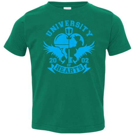 T-Shirts Kelly / 2T University of Hearts Toddler Premium T-Shirt