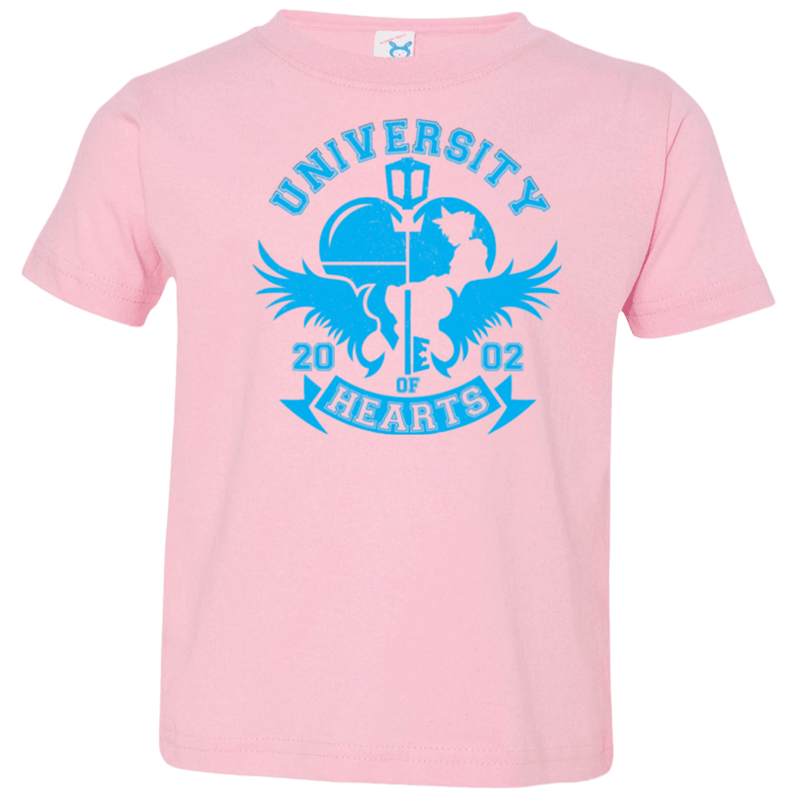T-Shirts Pink / 2T University of Hearts Toddler Premium T-Shirt