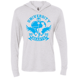 T-Shirts Heather White / X-Small University of Hearts Triblend Long Sleeve Hoodie Tee