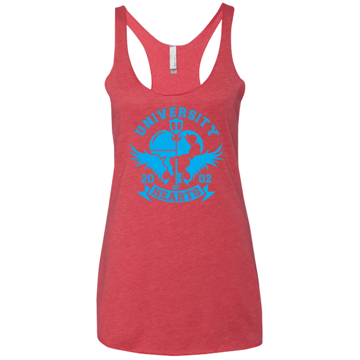T-Shirts Vintage Red / X-Small University of Hearts Women's Triblend Racerback Tank