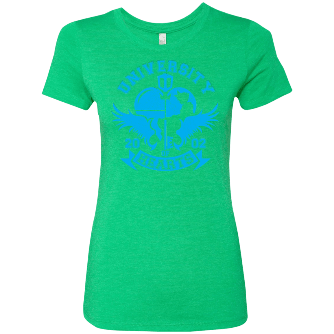 T-Shirts Envy / Small University of Hearts Women's Triblend T-Shirt