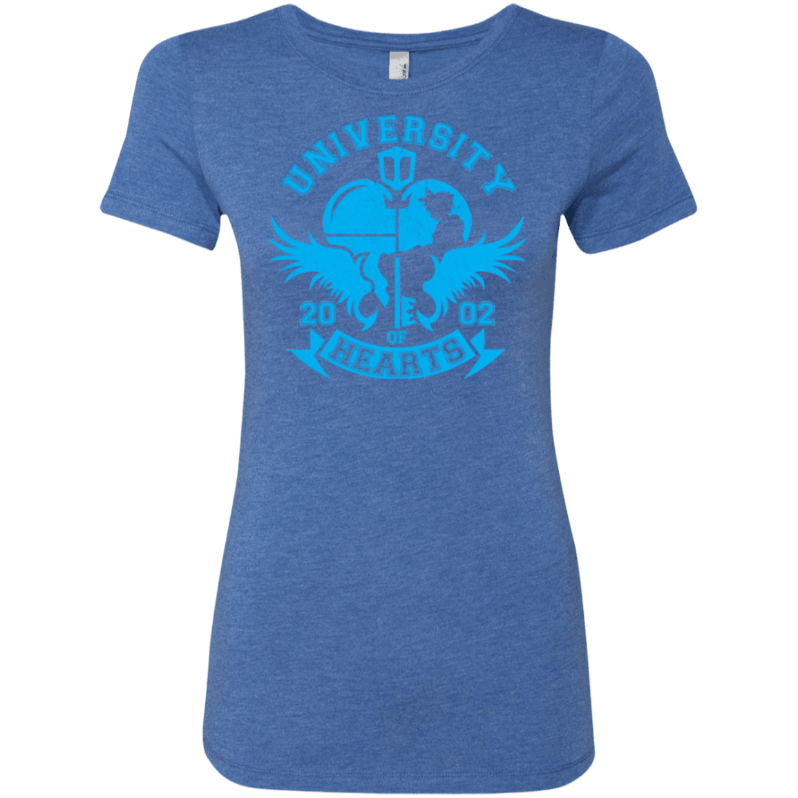 T-Shirts Vintage Royal / Small University of Hearts Women's Triblend T-Shirt