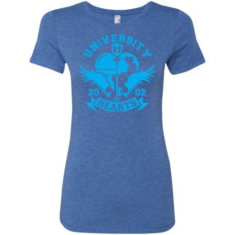 T-Shirts Vintage Royal / Small University of Hearts Women's Triblend T-Shirt