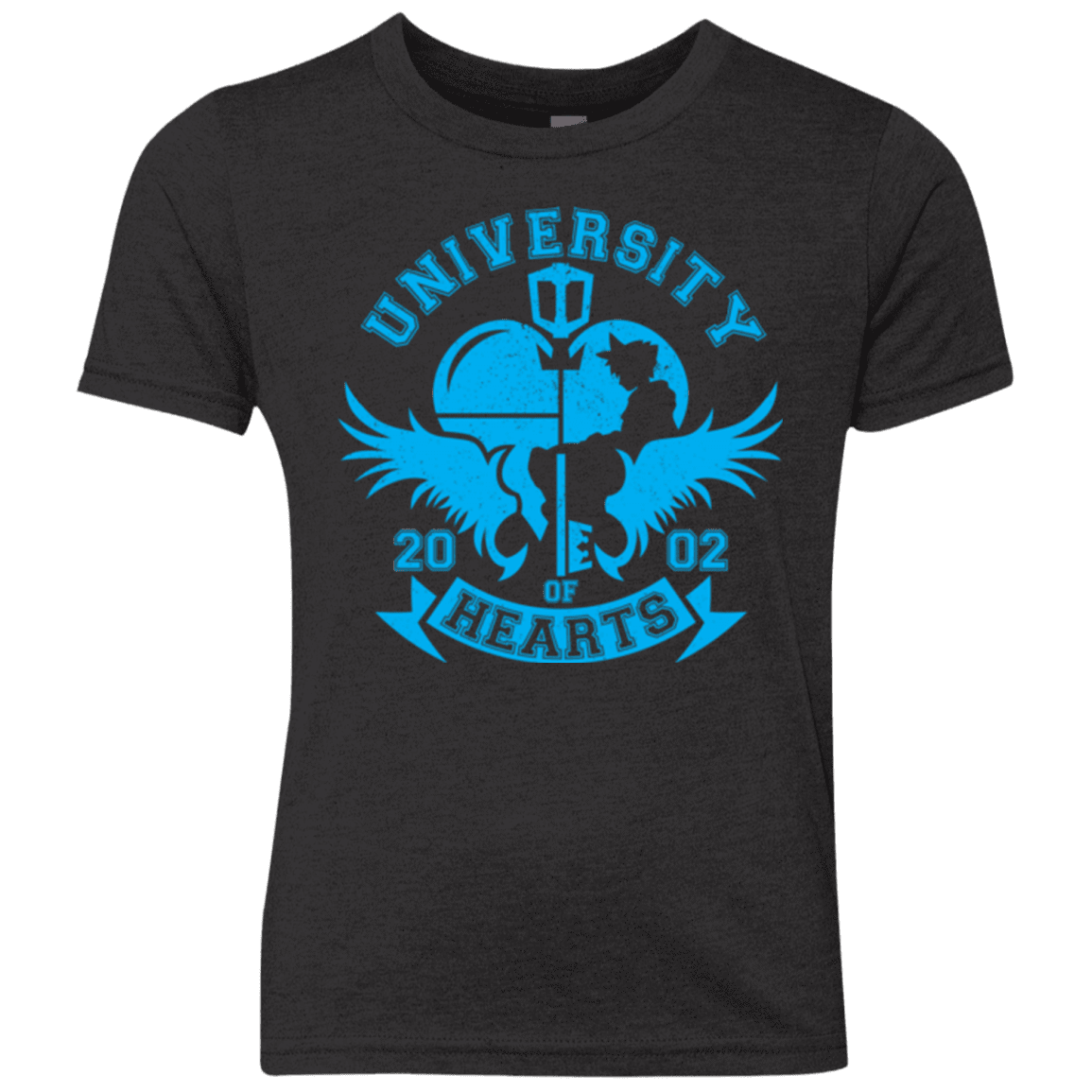 T-Shirts Vintage Black / YXS University of Hearts Youth Triblend T-Shirt