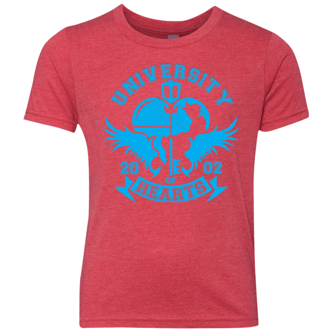 T-Shirts Vintage Red / YXS University of Hearts Youth Triblend T-Shirt