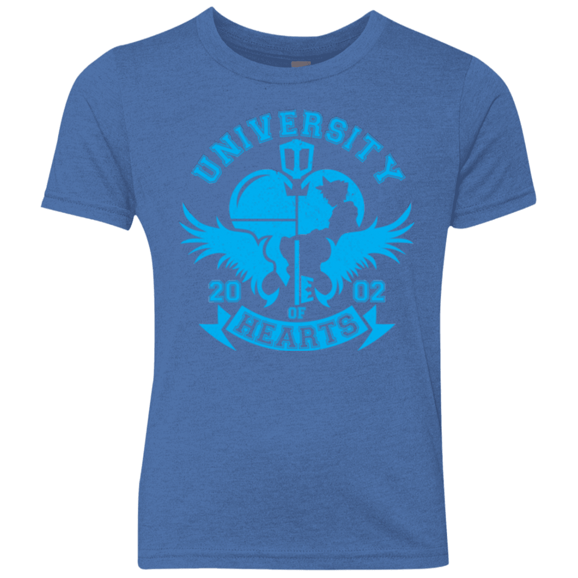 T-Shirts Vintage Royal / YXS University of Hearts Youth Triblend T-Shirt