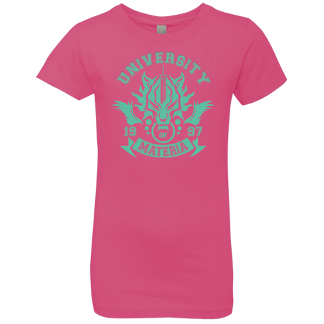 T-Shirts Hot Pink / YXS University of Materia Girls Premium T-Shirt