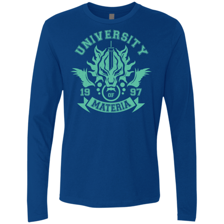 T-Shirts Royal / Small University of Materia Men's Premium Long Sleeve