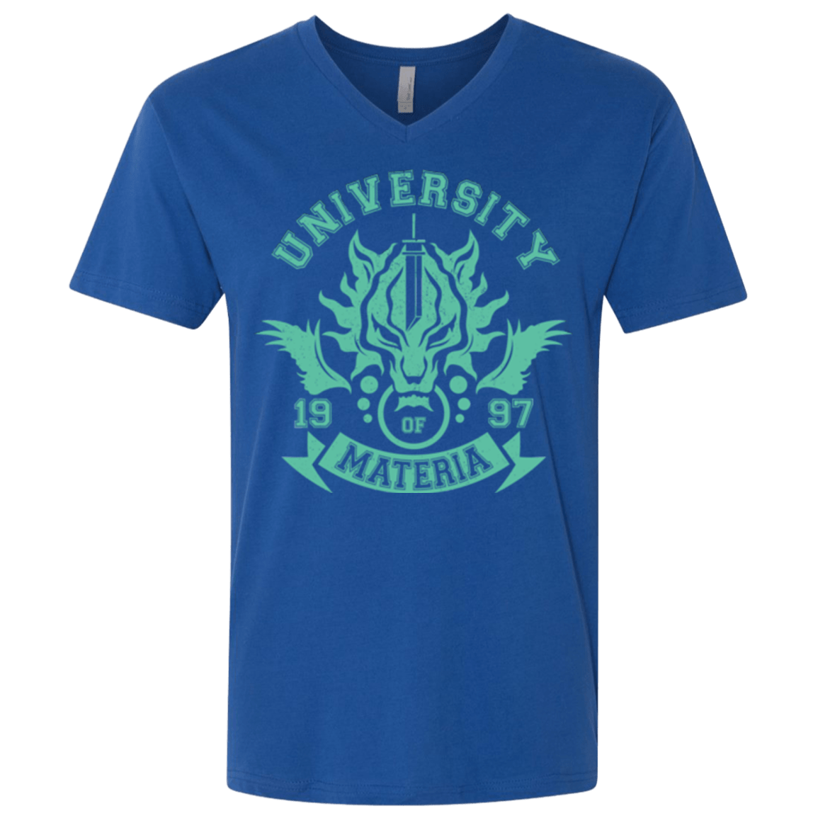 T-Shirts Royal / X-Small University of Materia Men's Premium V-Neck