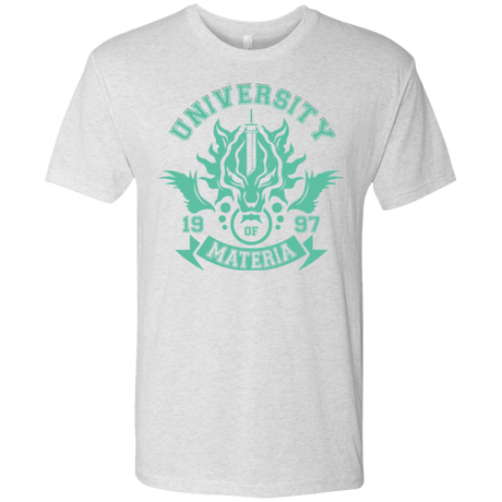 T-Shirts Heather White / Small University of Materia Men's Triblend T-Shirt