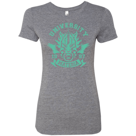 T-Shirts Premium Heather / Small University of Materia Women's Triblend T-Shirt
