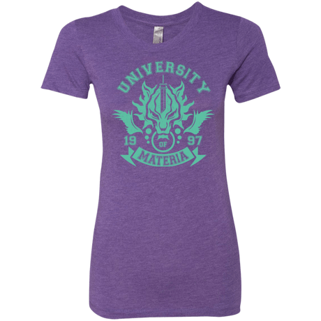 T-Shirts Purple Rush / Small University of Materia Women's Triblend T-Shirt