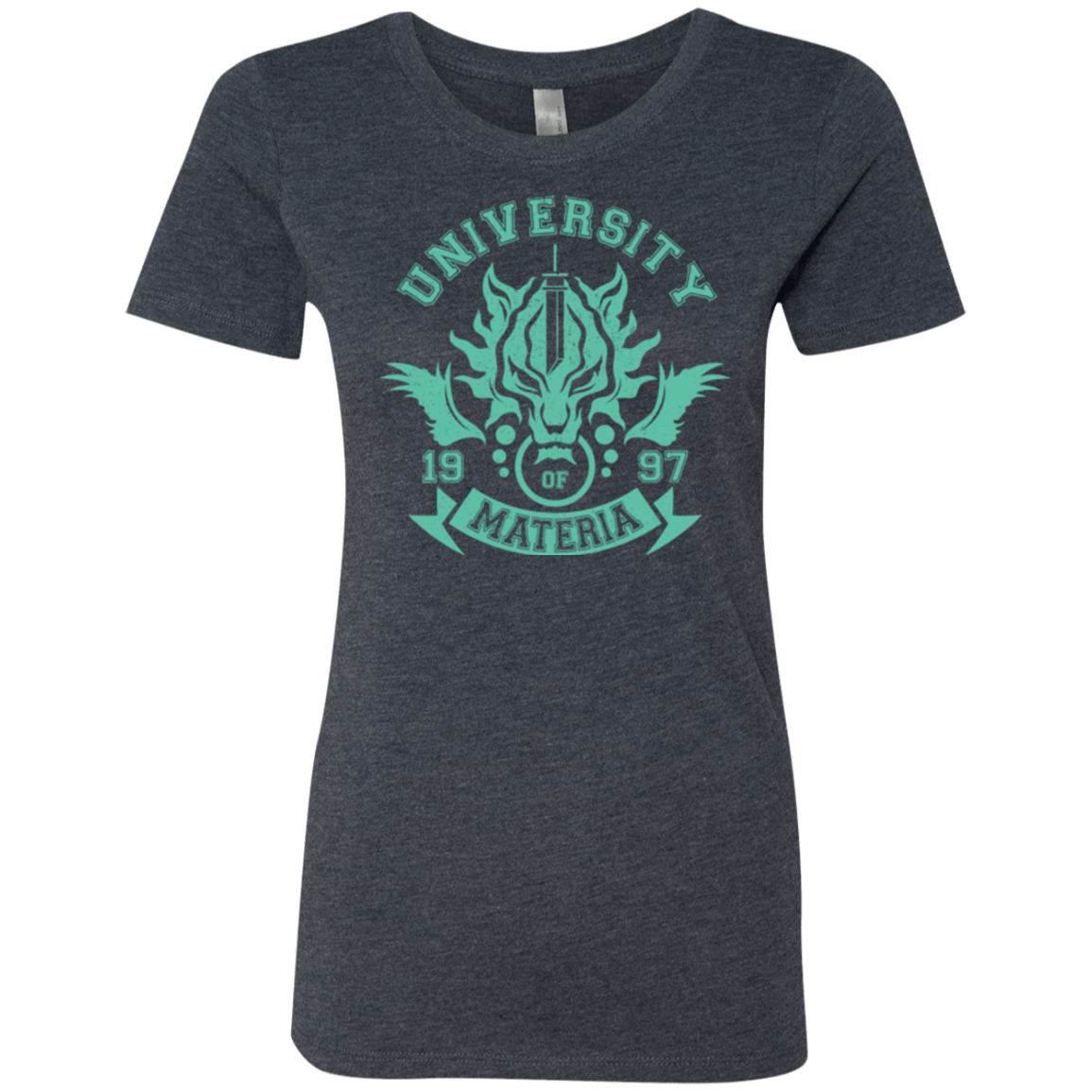 T-Shirts Vintage Navy / Small University of Materia Women's Triblend T-Shirt