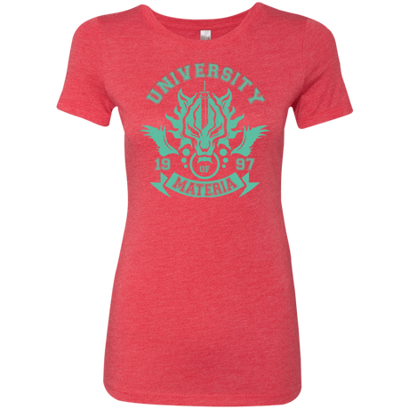 T-Shirts Vintage Red / Small University of Materia Women's Triblend T-Shirt