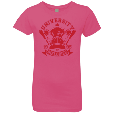 T-Shirts Hot Pink / YXS University of Melodies Girls Premium T-Shirt