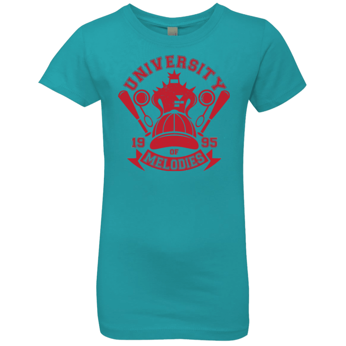 T-Shirts Tahiti Blue / YXS University of Melodies Girls Premium T-Shirt