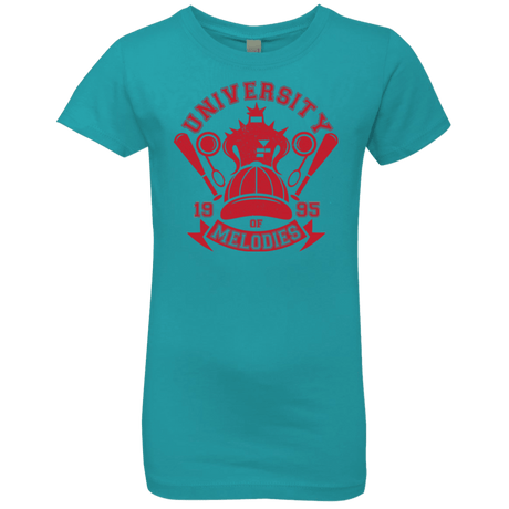 T-Shirts Tahiti Blue / YXS University of Melodies Girls Premium T-Shirt