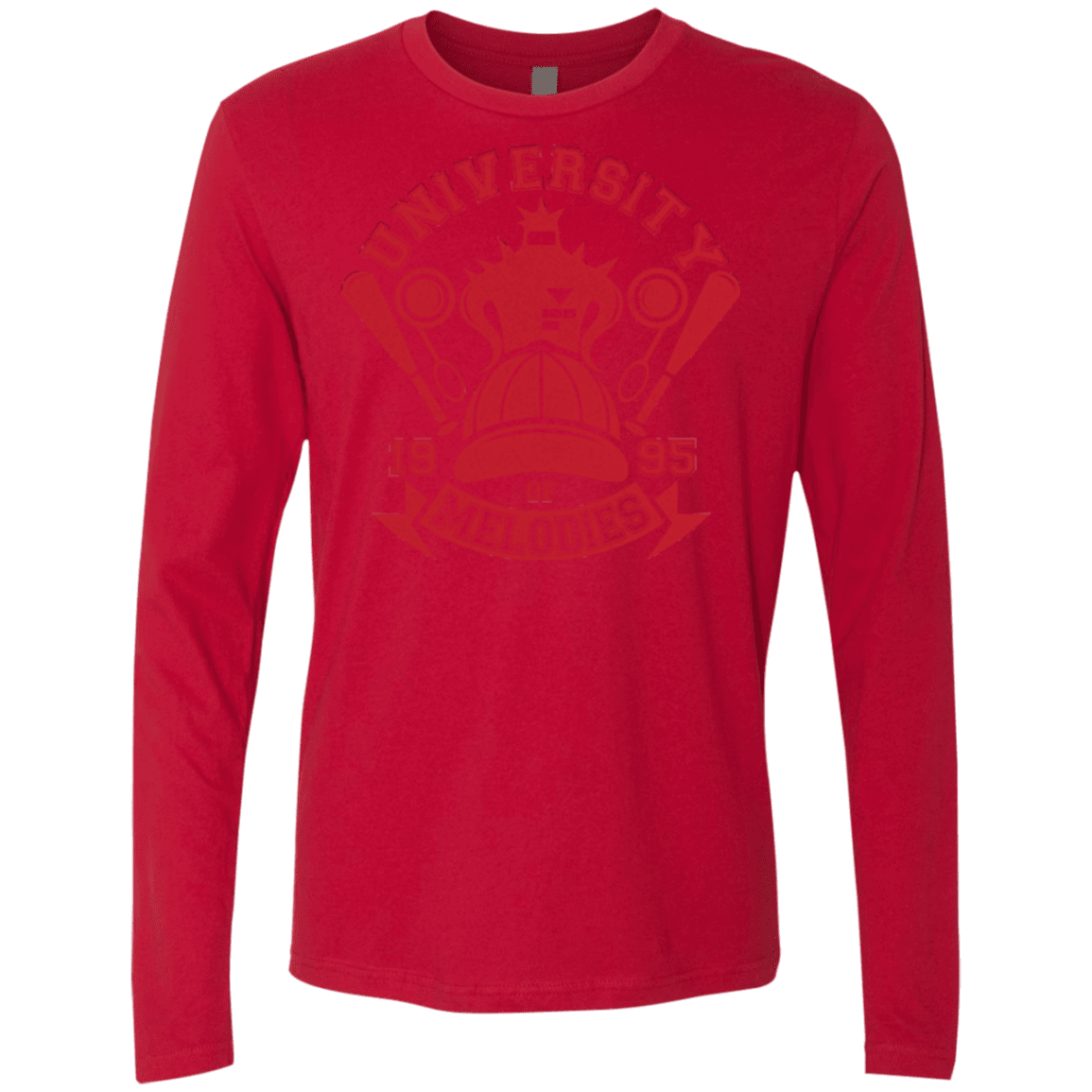 T-Shirts Red / Small University of Melodies Men's Premium Long Sleeve