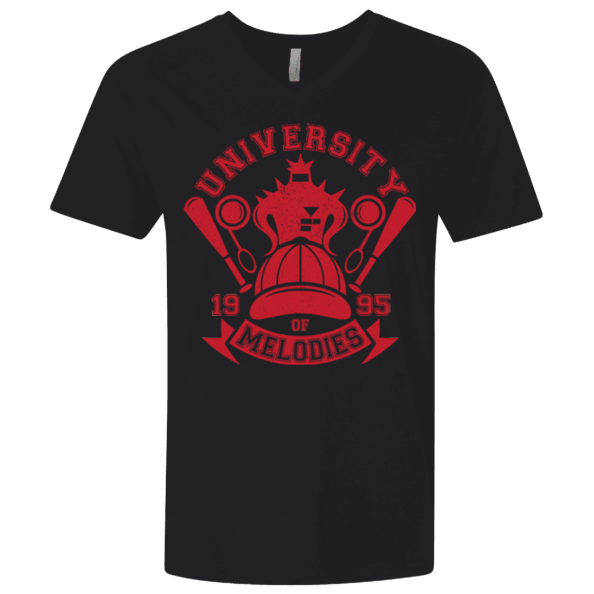T-Shirts Black / X-Small University of Melodies Men's Premium V-Neck