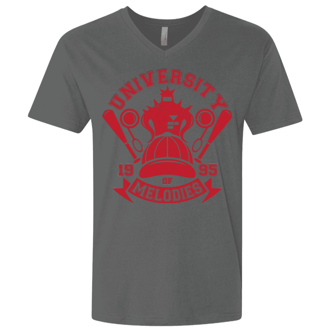 T-Shirts Heavy Metal / X-Small University of Melodies Men's Premium V-Neck