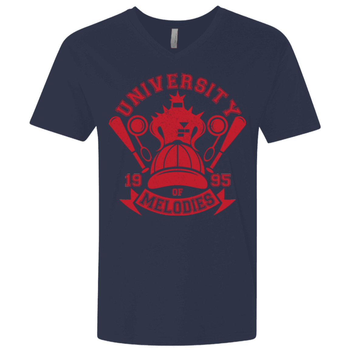 T-Shirts Midnight Navy / X-Small University of Melodies Men's Premium V-Neck