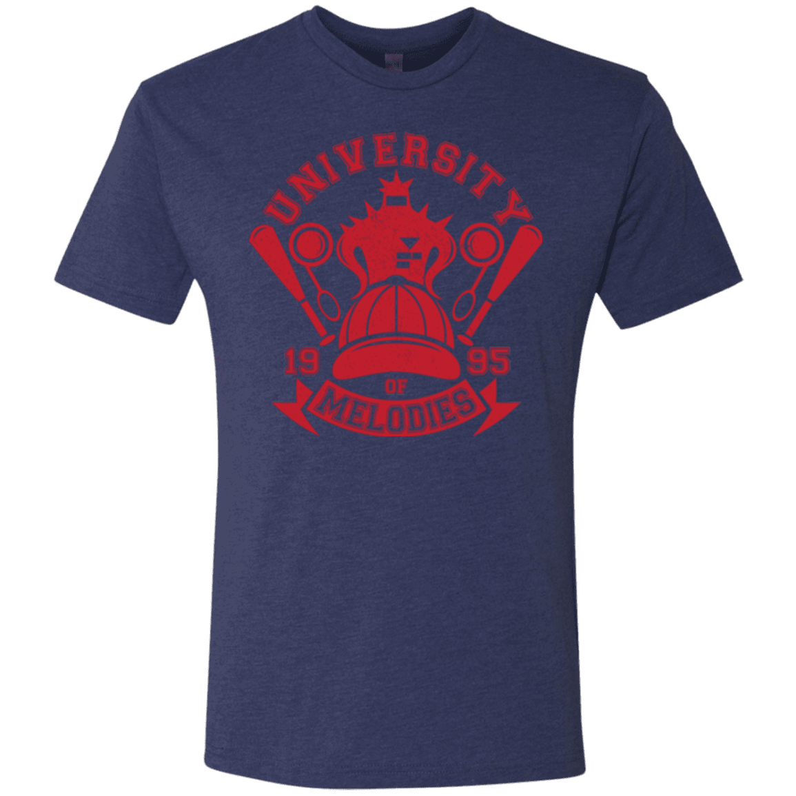 T-Shirts Vintage Navy / Small University of Melodies Men's Triblend T-Shirt