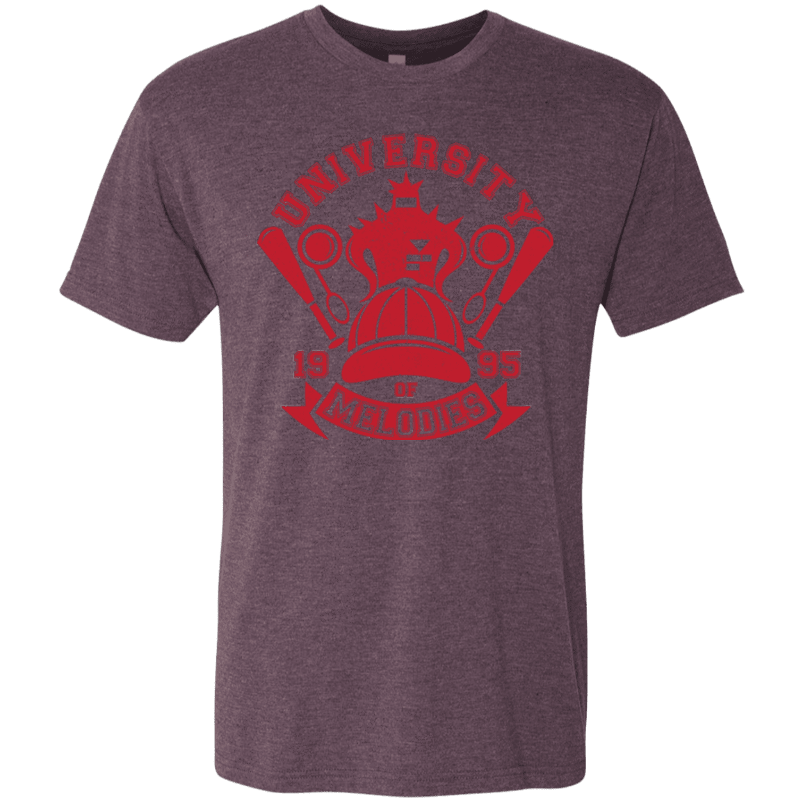 T-Shirts Vintage Purple / Small University of Melodies Men's Triblend T-Shirt