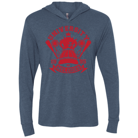 T-Shirts Indigo / X-Small University of Melodies Triblend Long Sleeve Hoodie Tee