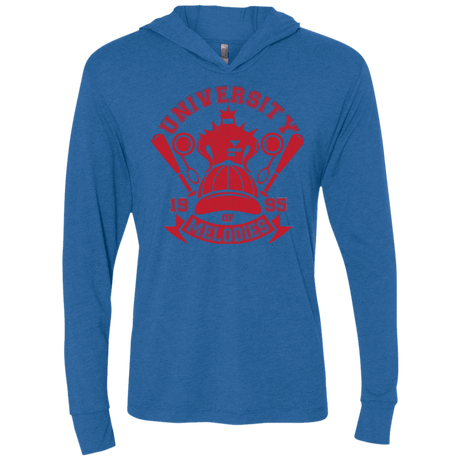 T-Shirts Vintage Royal / X-Small University of Melodies Triblend Long Sleeve Hoodie Tee