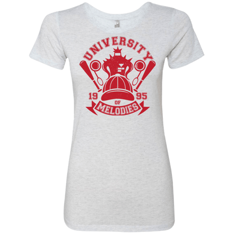 T-Shirts Heather White / Small University of Melodies Women's Triblend T-Shirt