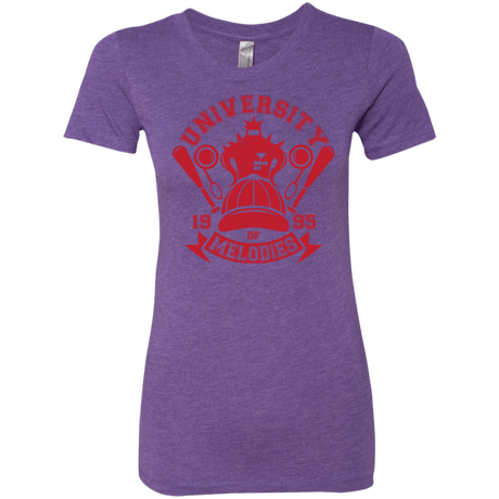 T-Shirts Purple Rush / Small University of Melodies Women's Triblend T-Shirt