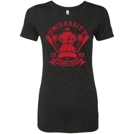 T-Shirts Vintage Black / Small University of Melodies Women's Triblend T-Shirt