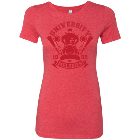 T-Shirts Vintage Red / Small University of Melodies Women's Triblend T-Shirt
