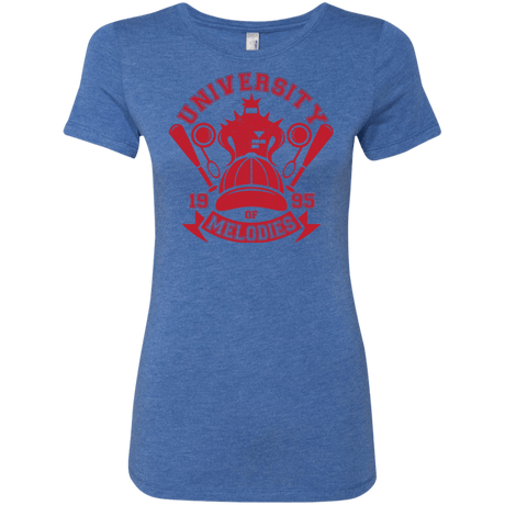 T-Shirts Vintage Royal / Small University of Melodies Women's Triblend T-Shirt